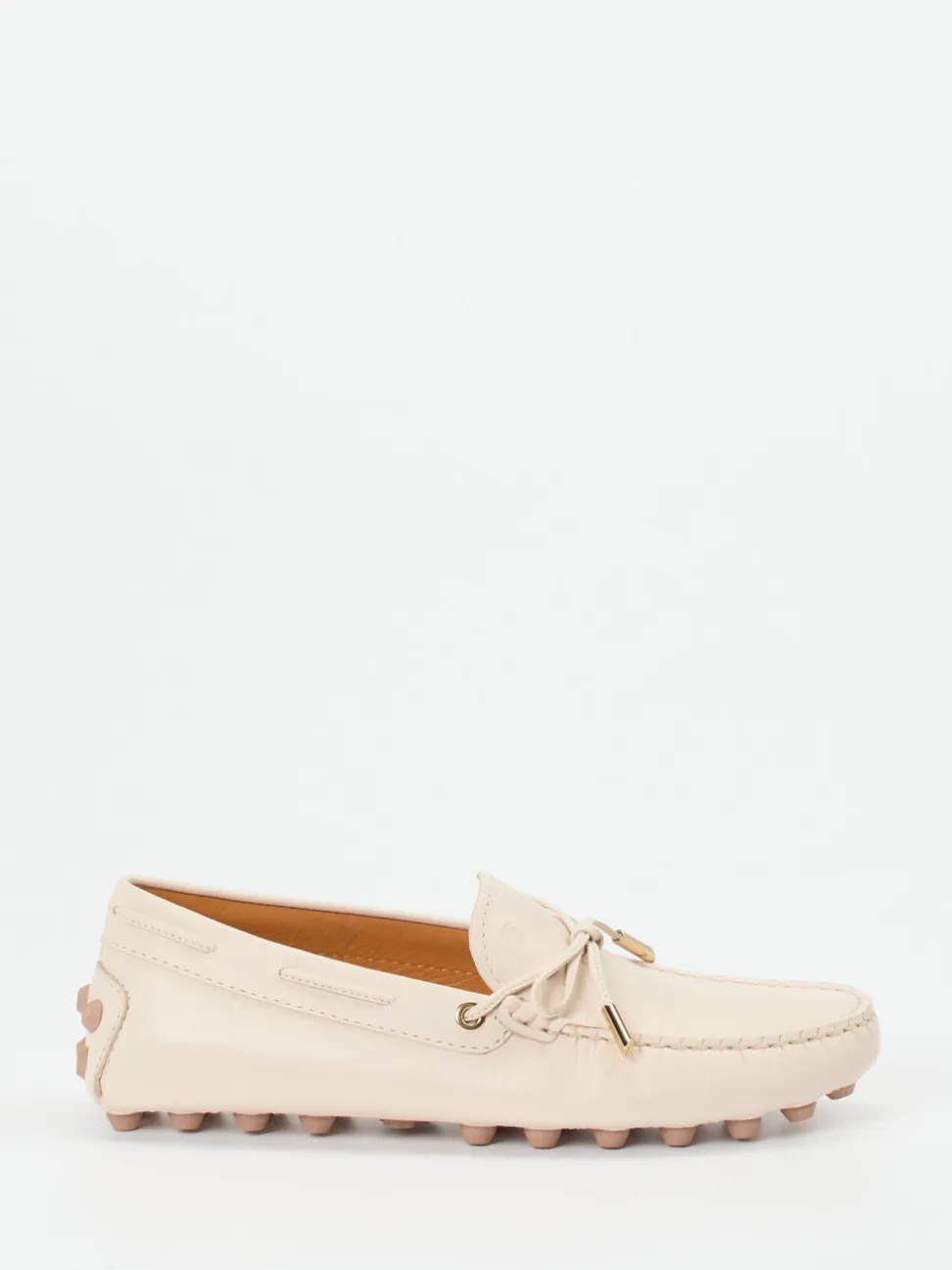 Tod's – Mokassins aus Kalbleder in Cremebeige