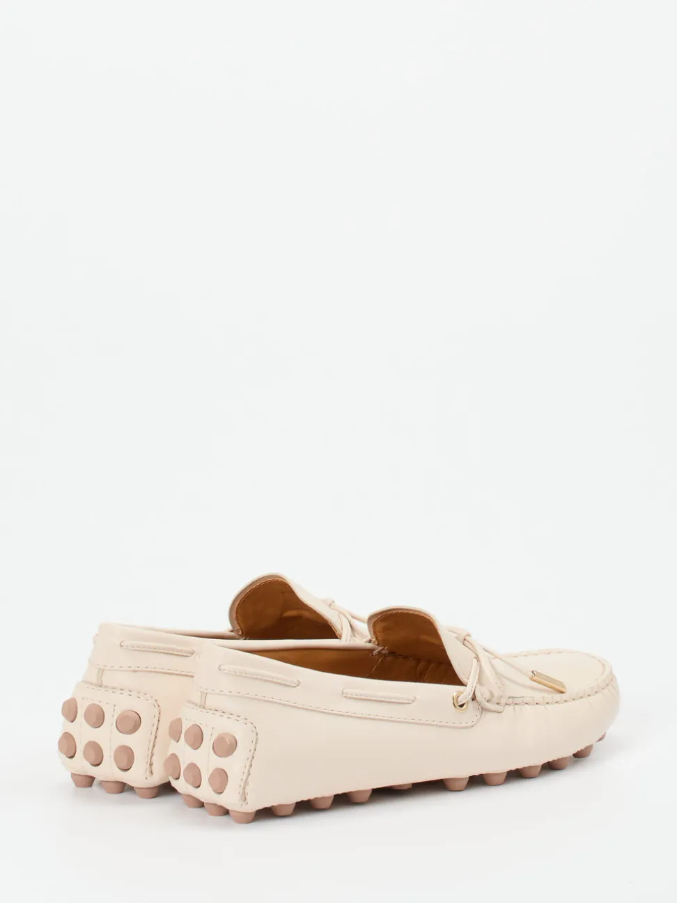 Tod's – Mokassins aus Kalbleder in Cremebeige