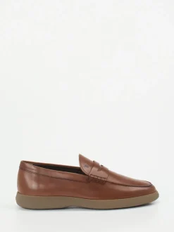 Tod's – Penny Loafer aus Kalbleder Mittelbraun