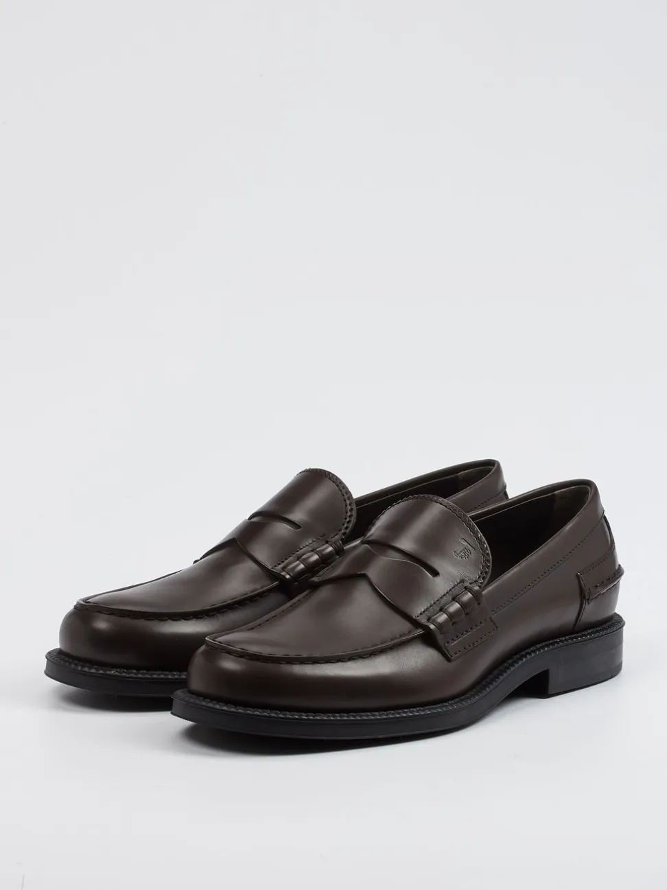Tod's – Penny Loafer aus Kalbleder Dunkelbraun