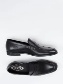 Tod's – Penny Loafer aus Kalbleder Schwarz