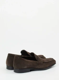 Tod's – Penny Loafer aus Veloursleder Braun