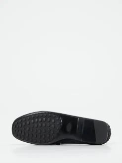 Tod's – Penny Loafer aus Veloursleder in Blau