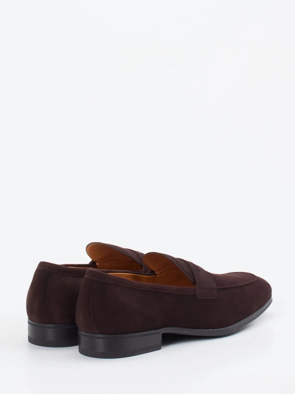 Tod's – Penny Loafer aus Veloursleder Dunkelbraun