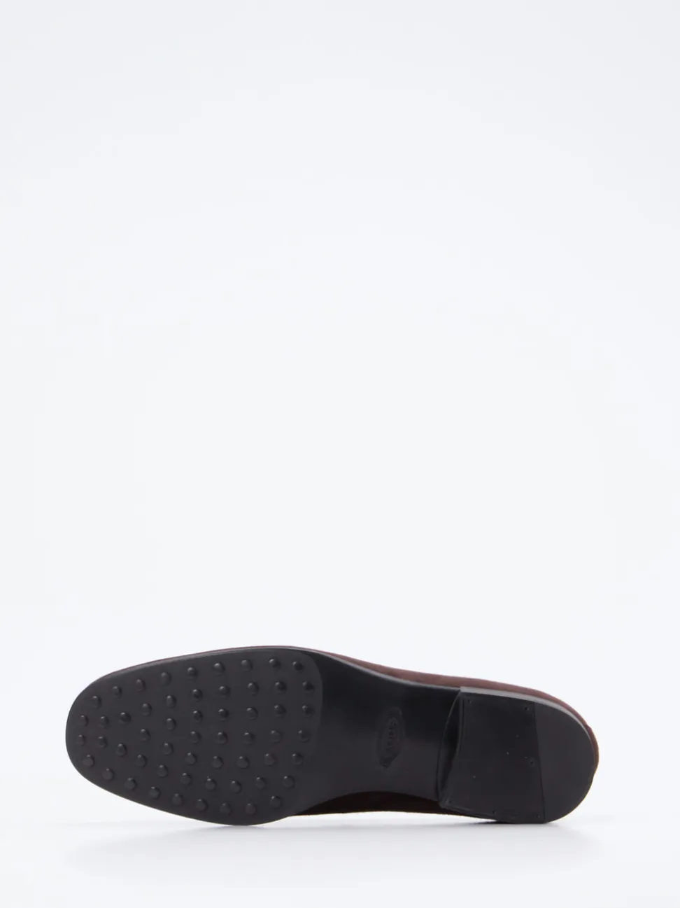 Tod's – Penny Loafer aus Veloursleder Dunkelbraun