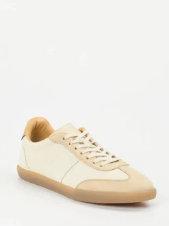 Tod's – Retro-Sneaker aus Veloursleder Beige