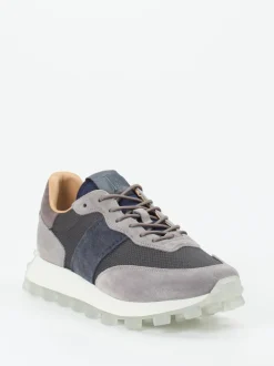 Tod's – Retro-Sneaker aus Veloursleder und Mesh