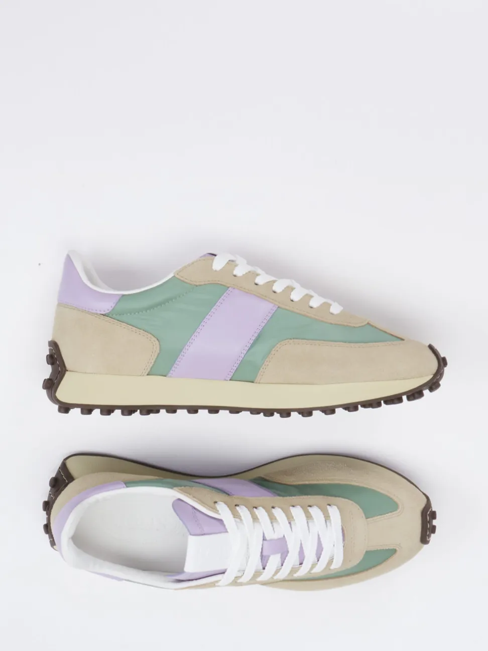 Tod's – Retro-Sneaker aus Veloursleder und Textil