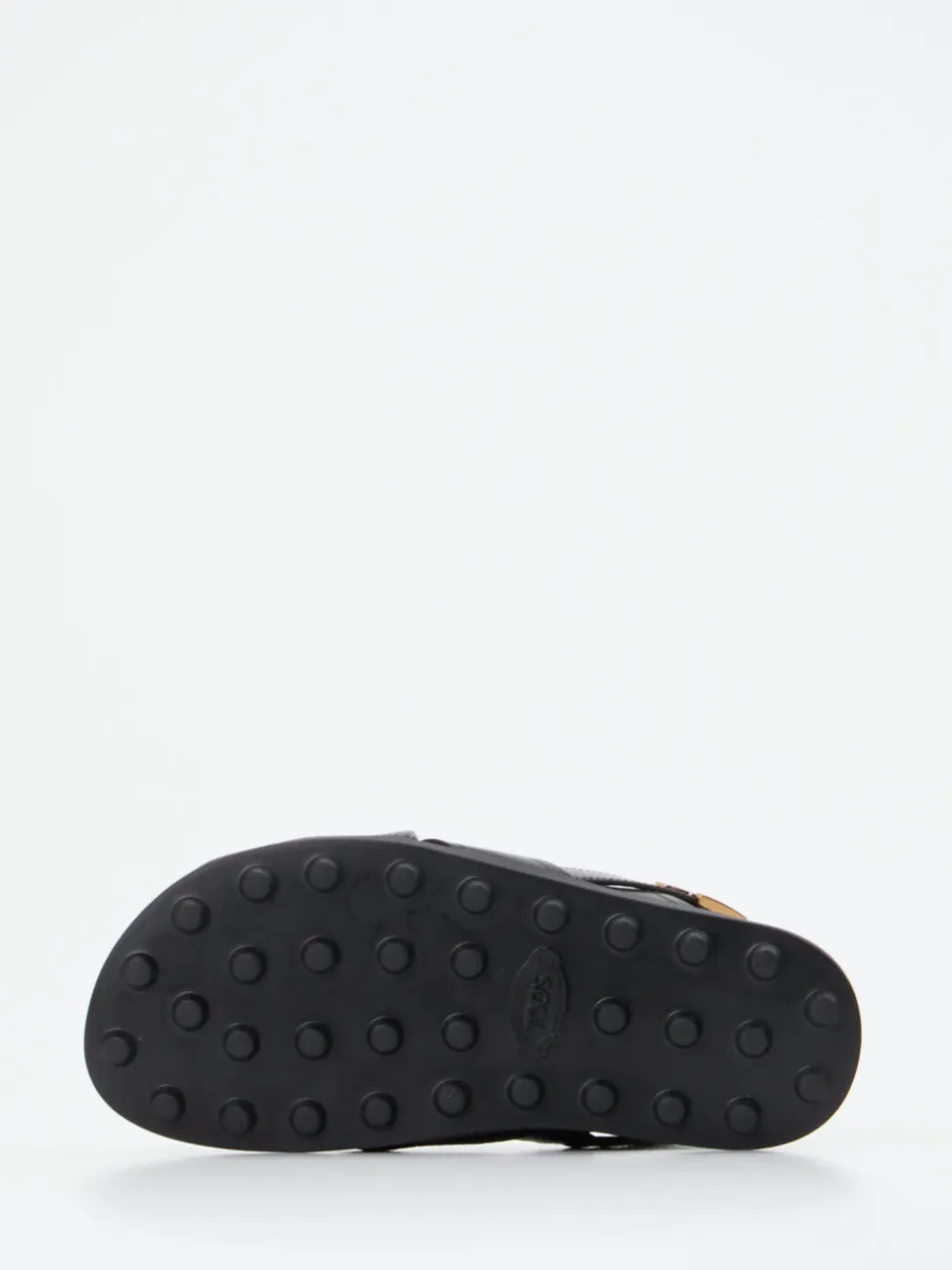 Tod's – Riemensandale aus Kalbleder schwarz