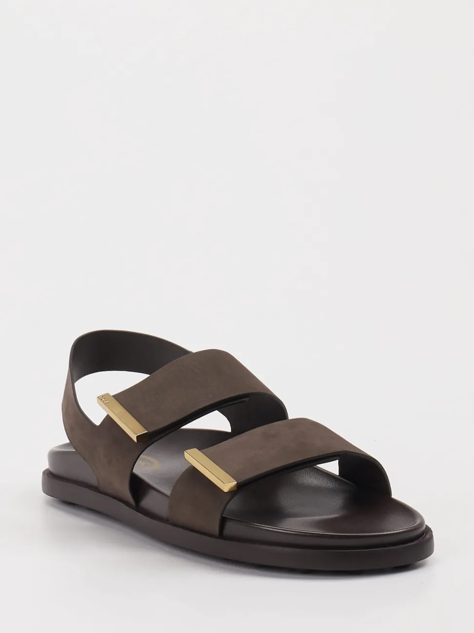Tod's – Riemensandalen aus Leder Dunkelbraun