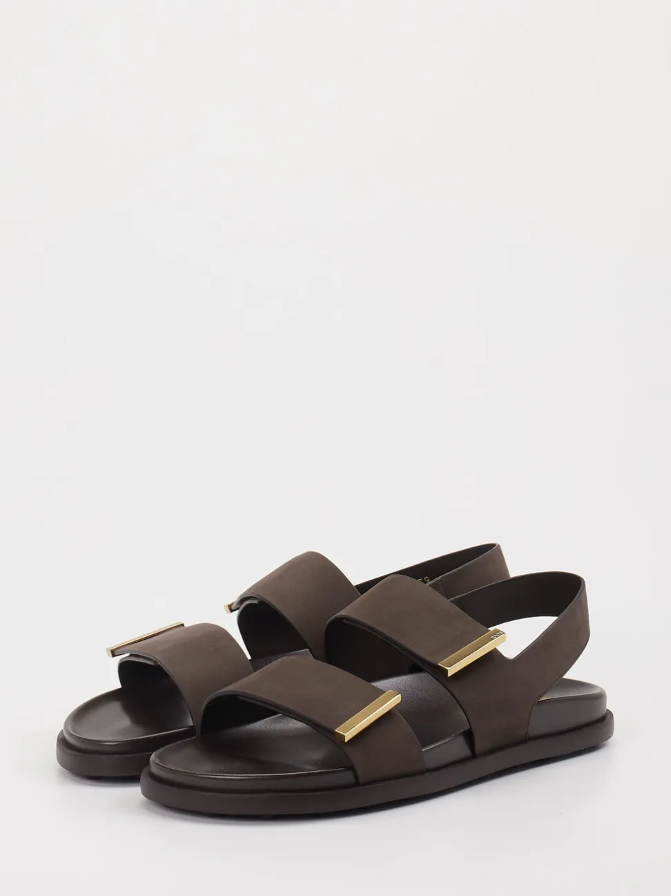 Tod's – Riemensandalen aus Leder Dunkelbraun