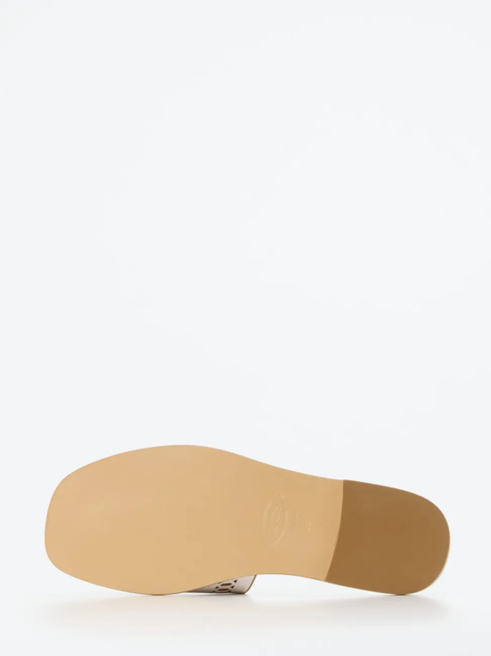 Tod's – Slides aus Kalbleder in Cremeweiß