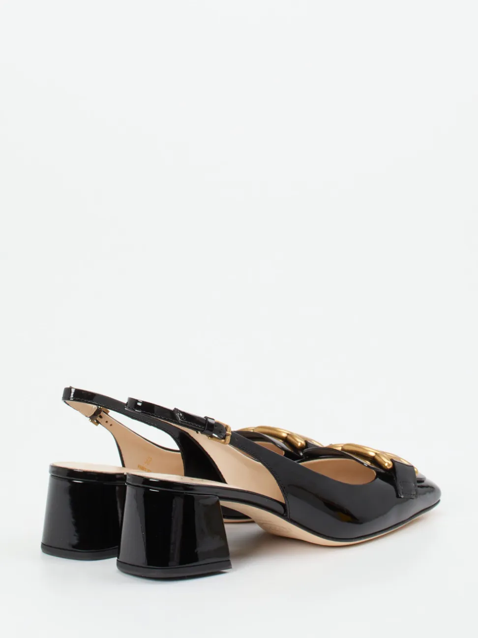 Tod's – Slingback-Pumps aus Lackleder Schwarz
