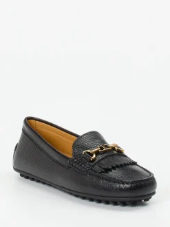 Tod's – Slipper aus Kalbleder in Schwarz