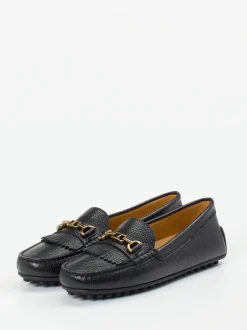 Tod's – Slipper aus Kalbleder in Schwarz