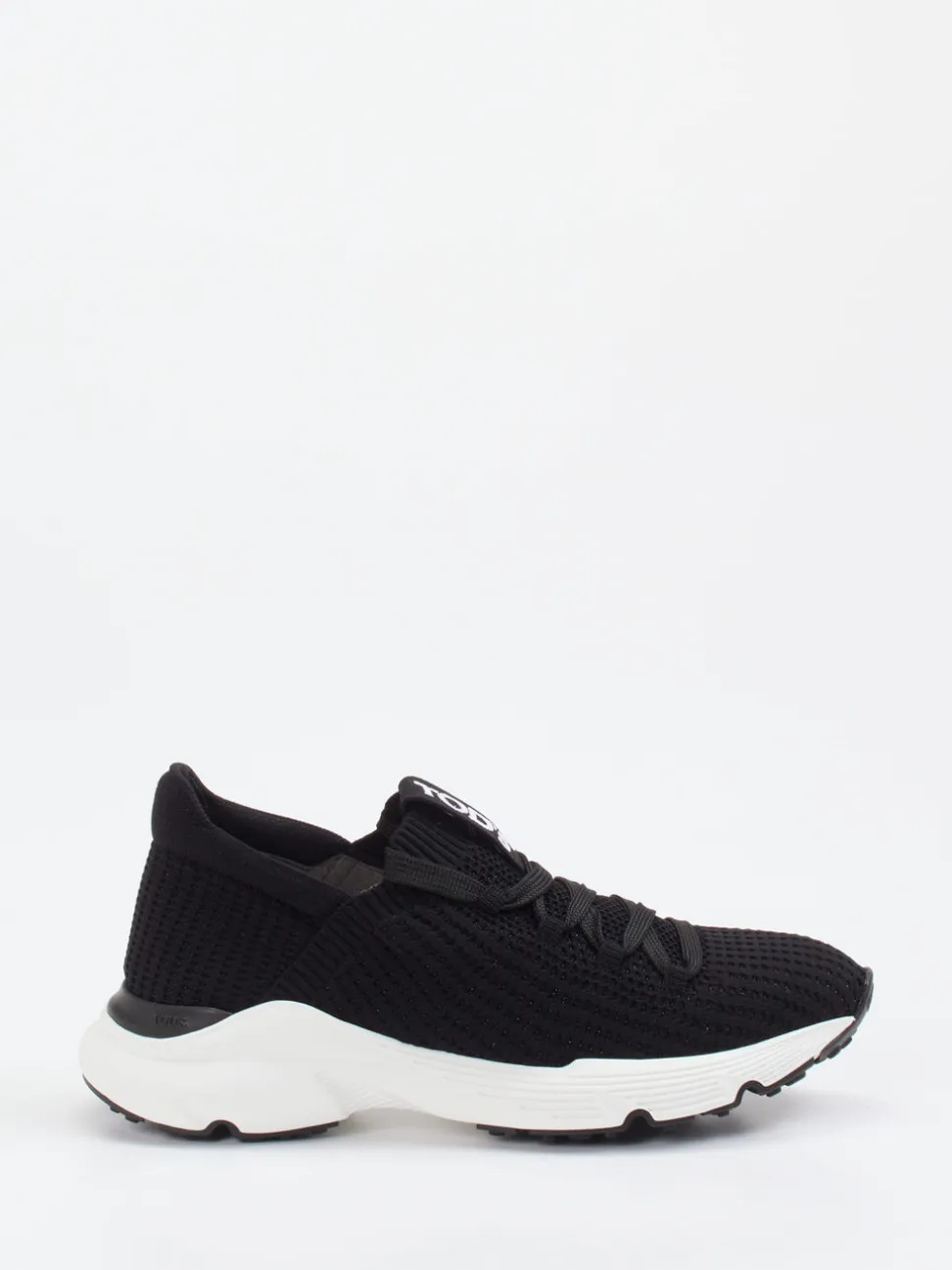 Tod's – Sneaker aus gestricktem Textil Schwarz