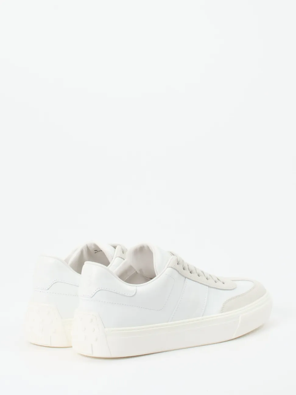 Tod's – Sneaker aus Kalbleder und Veloursleder Off-White