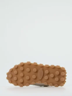 Tod's – Sneaker aus Kalbleder und Nylon weiß-beige