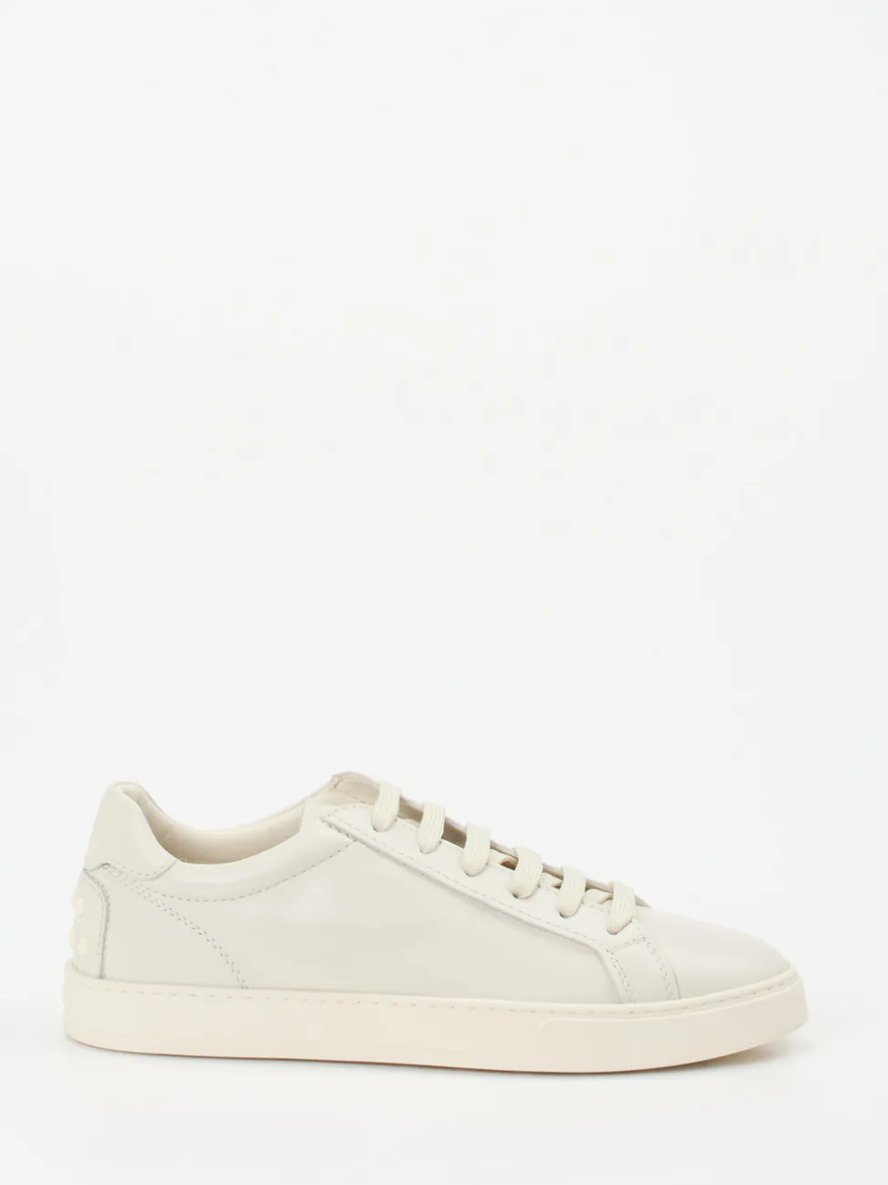 Tod's – Sneaker aus Kalbleder cremeweiß