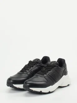 Tod's – Sneaker aus Kalbleder in Schwarz-Weiß