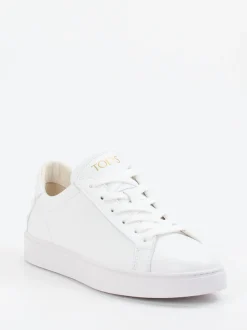 Tod's – Sneaker aus Kalbleder in Weiß