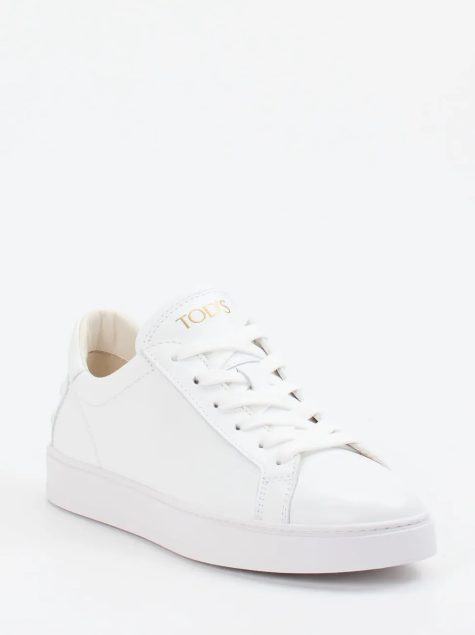 Tod's – Sneaker aus Kalbleder in Weiß