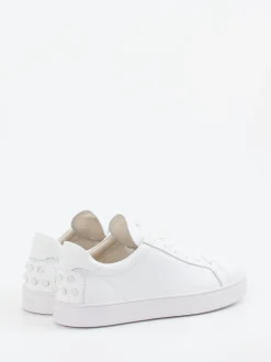 Tod's – Sneaker aus Kalbleder in Weiß