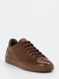 Tod's – Sneaker aus Kalbleder in Braun