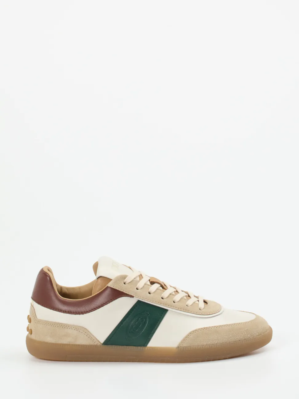 Tod's – Sneaker aus Kalbleder in Beige