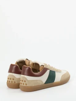 Tod's – Sneaker aus Kalbleder in Beige