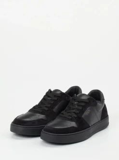 Tod's – Sneaker aus Kalbleder und Veloursleder Schwarz