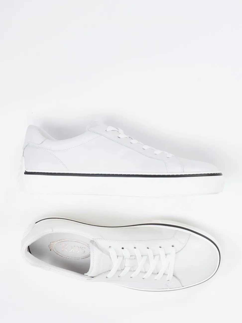 Tod's – Sneaker aus Kalbleder Offwhite