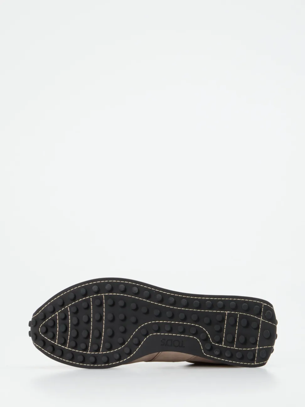 Tod's – Sneaker aus Nubukleder in Taupe