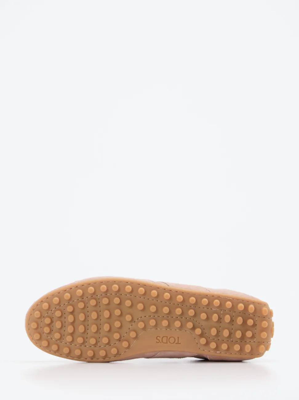 Tod's – Sneaker aus Veloursleder in Rosébeige