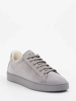 Tod's – Sneaker aus Veloursleder grau
