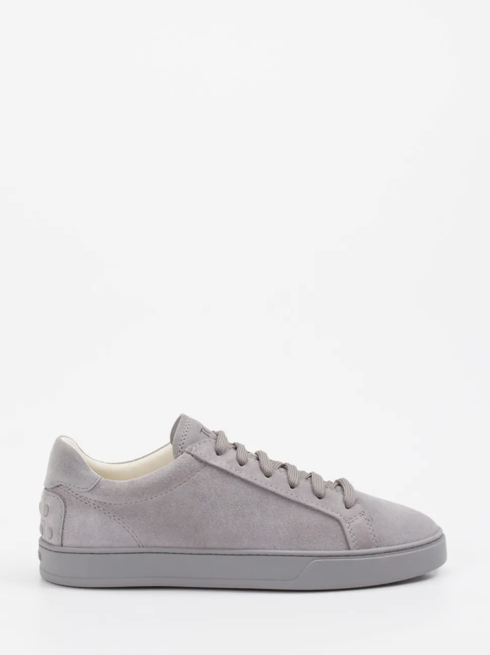 Tod's – Sneaker aus Veloursleder grau