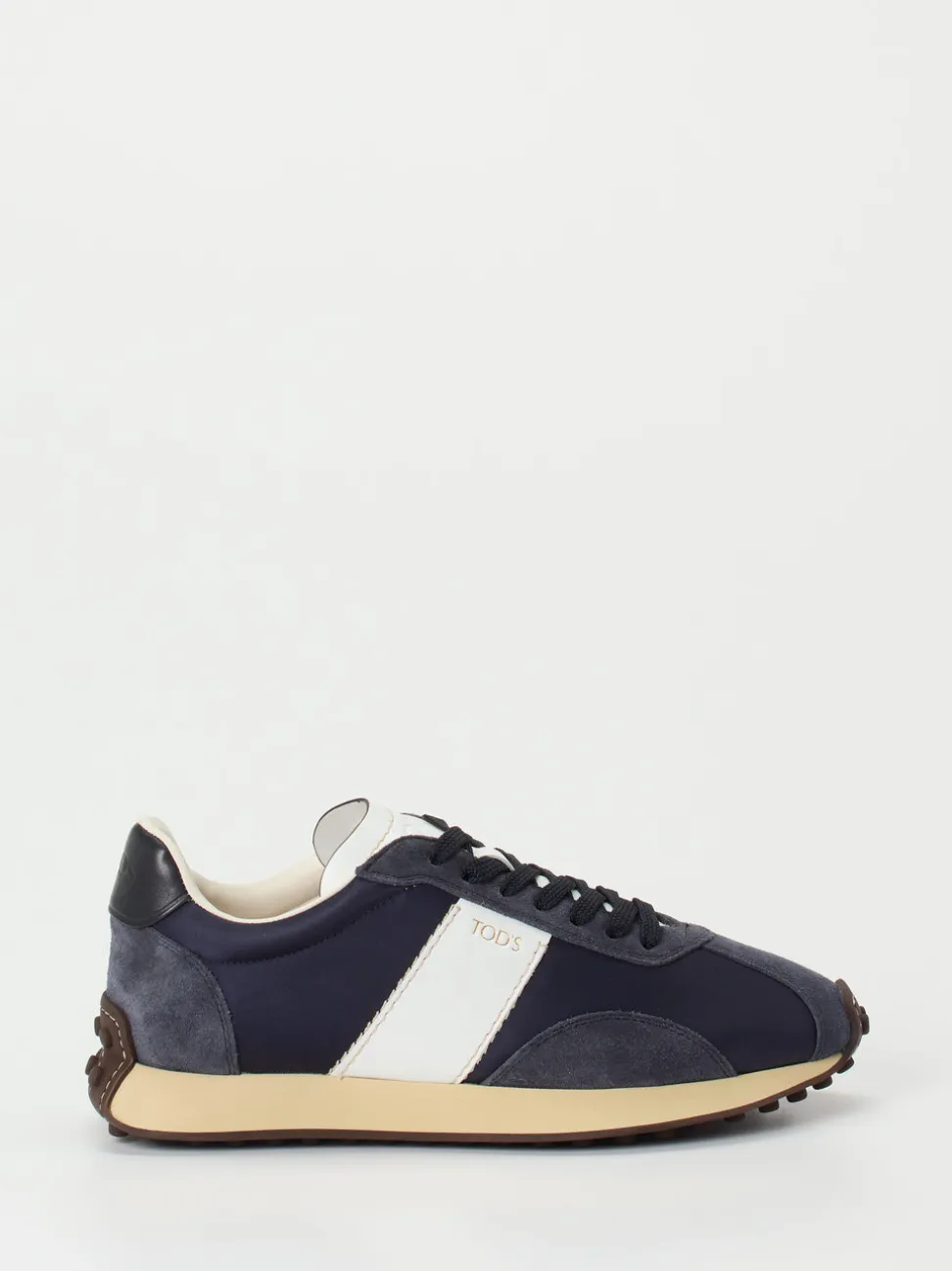 Tod's – Sneaker aus Veloursleder und Nylon dunkelblau