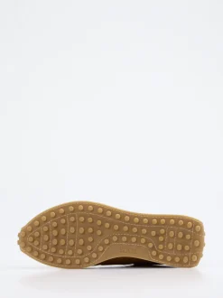 Tod's – Sneaker aus Veloursleder in Cognacbraun