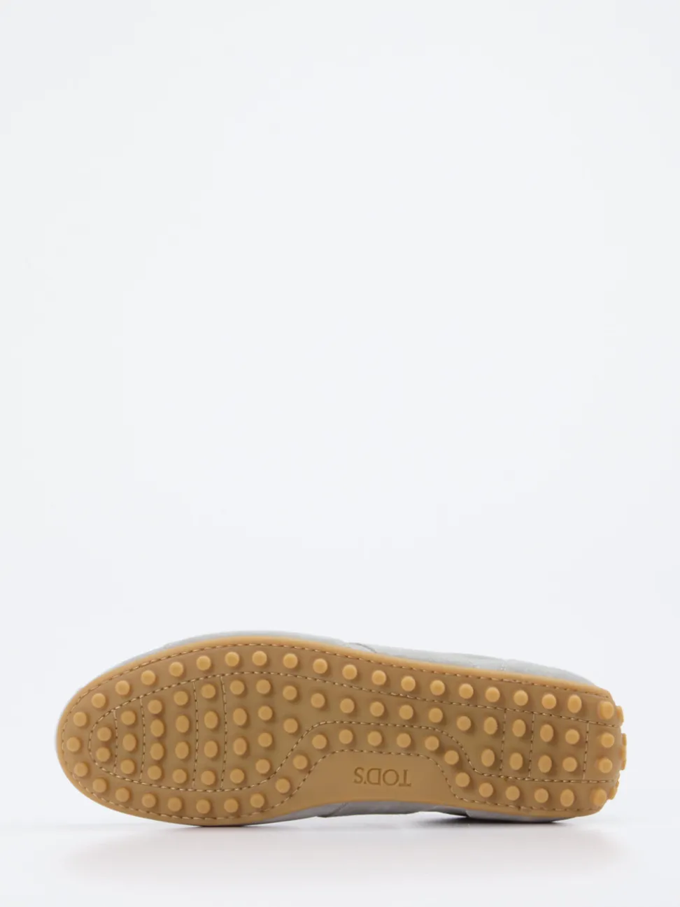 Tod's – Sneaker aus Veloursleder hellgrau