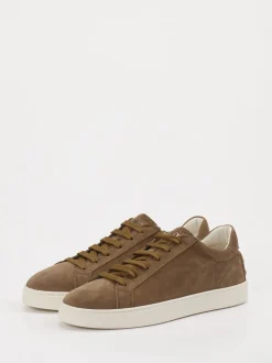 Tod's – Sneaker aus Veloursleder in Braun