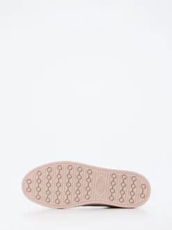 Tod's – Sneaker aus Veloursleder in Beige