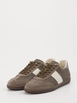 Tod's – Sneaker aus Veloursleder in Braun