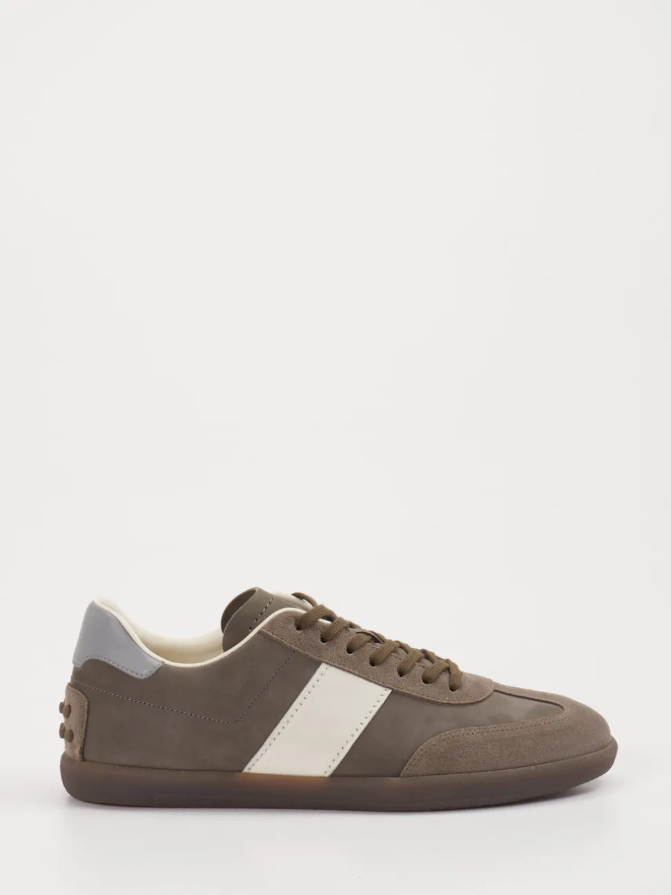 Tod's – Sneaker aus Veloursleder in Braun