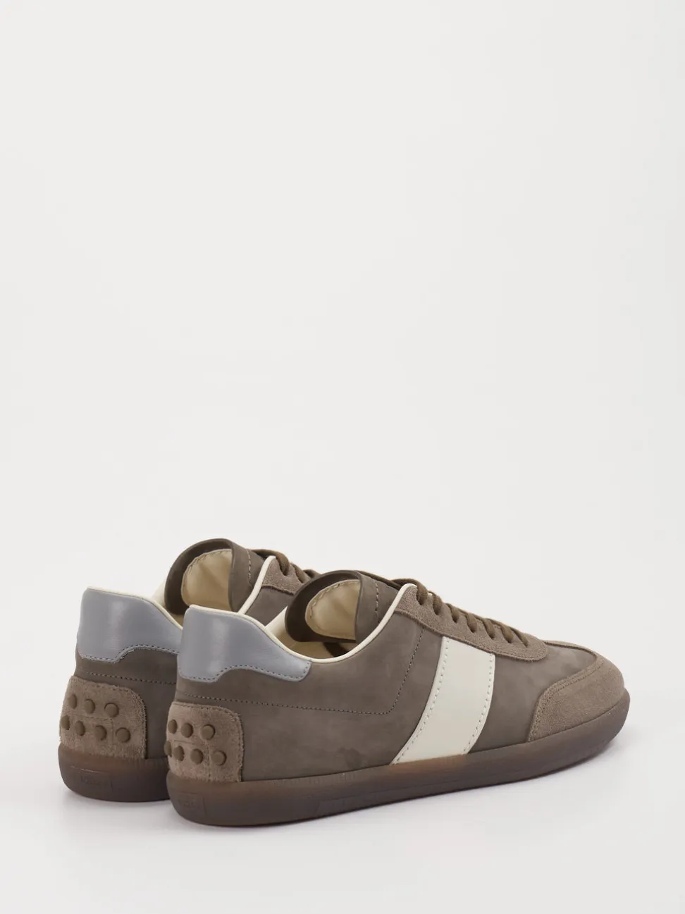 Tod's – Sneaker aus Veloursleder in Braun
