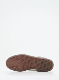 Tod's – Sneaker aus Veloursleder in Hellgrau