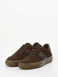 Tod's – Sneaker aus Veloursleder schokobraun