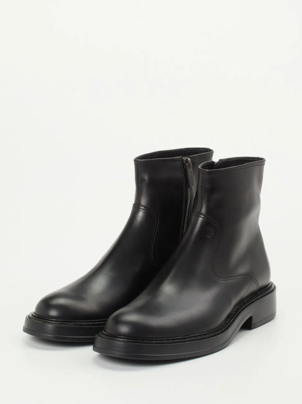 Tod's – Stiefeletten aus Kalbleder Schwarz
