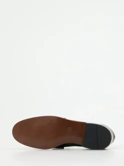 Tod's – Tassel Loafer aus glänzendem Kalbleder Schwarz