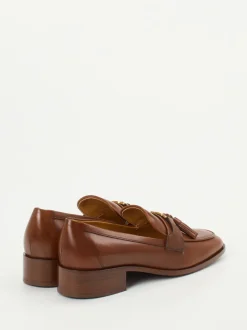 Tod's – Tassel Loafer aus Kalbleder braun