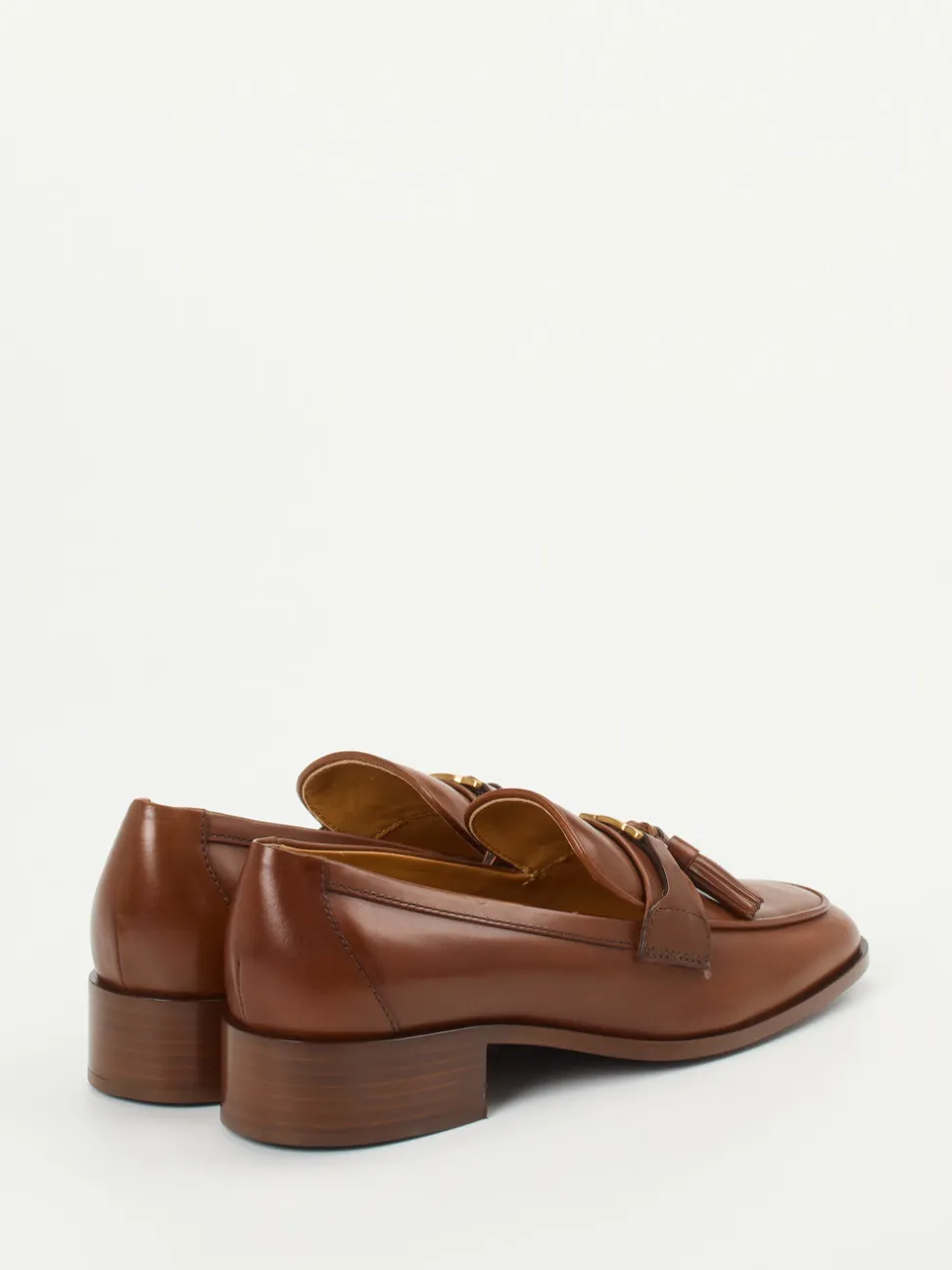 Tod's – Tassel Loafer aus Kalbleder braun